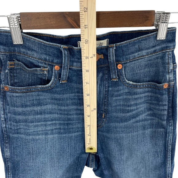 Madewell 10" High Rise Tulip Hem Skinny Jeans‎ Size 24 - Picture 11 of 12